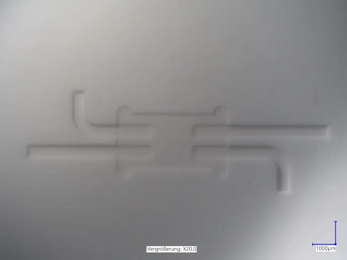 Gratfreier UKP-Laserabtrag