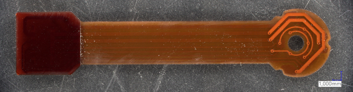 lasergeschnittene, flexible Leiterplatten - Rückseite