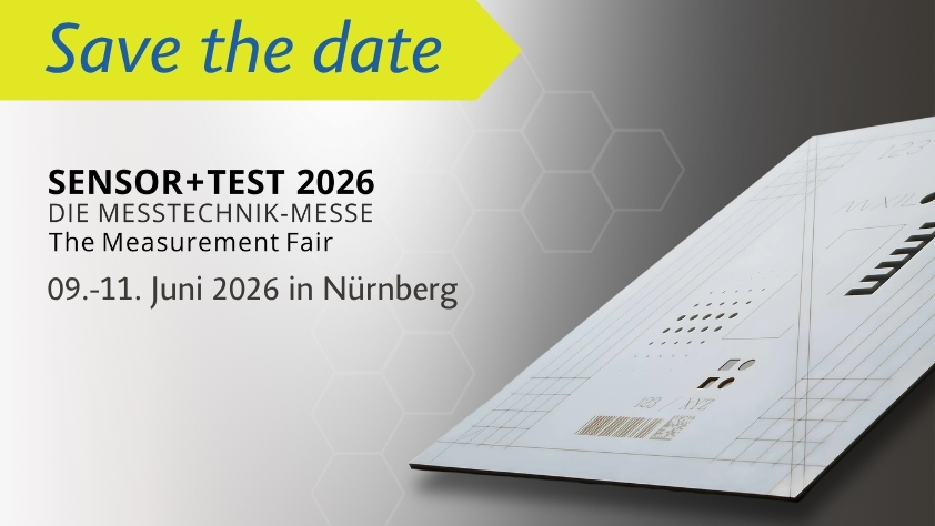 Save the Date: SENSOR+TEST 2026 in Nürnberg